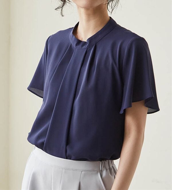 RANAN（ラナン）の「【新色追加】機能付タックデザインブラウス（ブラウス）」｜詳細画像