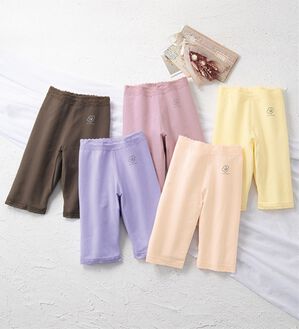 「【５色組】【ハナマル】吸水パッド専用ショーツ３分丈（ショーツ）」｜5色組