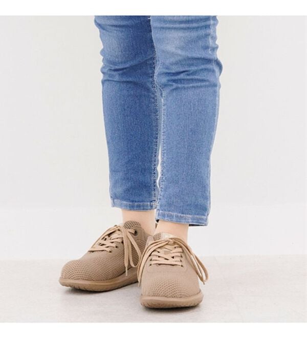 BELLUNA（ベルーナ）の「５Ｅ軽やかニット　オブリークスニーカー（スニーカー）」｜詳細画像