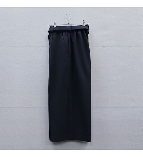 BELLUNA（ベルーナ）の「ウーリッシュ素材ベルト付ワイドパンツ（その他パンツ）」｜詳細画像