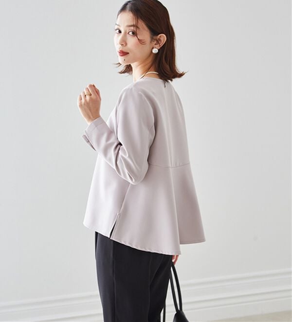 RANAN（ラナン）の「【選べるデザイン】楽してきれい見え！セットアップ（ブラウススーツ）」｜詳細画像