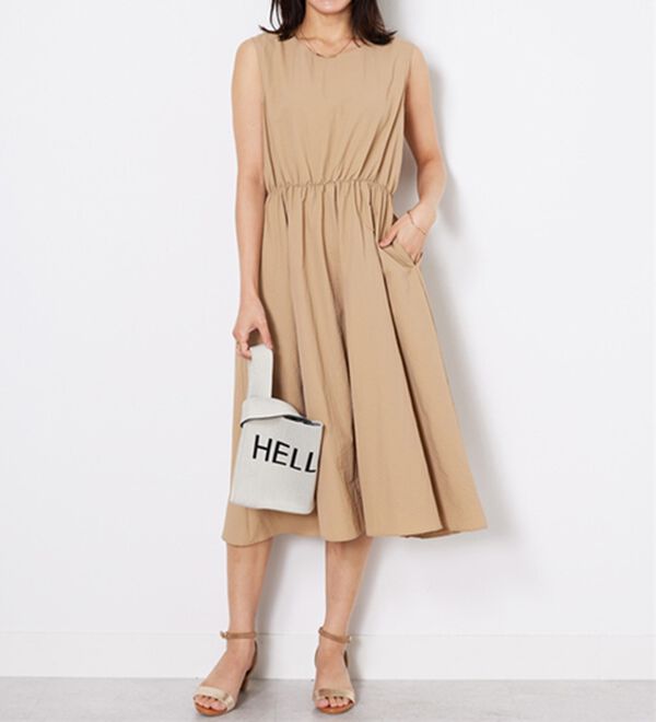 BELLUNA（ベルーナ）の「2点セット【Ｌａｇｒｉｌｕａ】メッシュ使いワンピースアンサンブル（その他ワンピース）」｜詳細画像