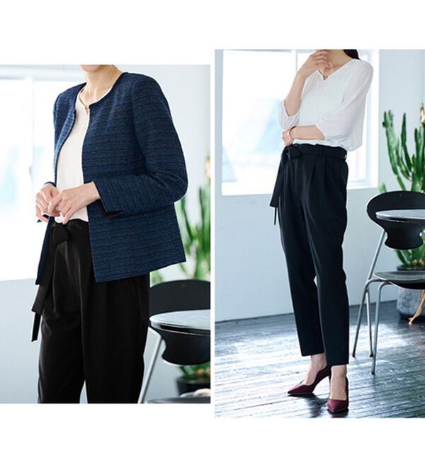 RANAN（ラナン）の「【４点セット】入学式卒業式に！選べるボトムスーツセット（パンツスーツ）」｜詳細画像