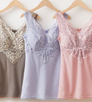 ルフラン（ルフラン）の「【３色組】グラマーさんの為のブラキャミ（肌着・インナーウェア）」｜１