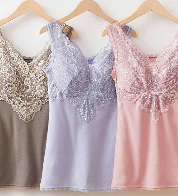 ルフラン（ルフラン）の「【３色組】グラマーさんの為のブラキャミ（肌着・インナーウェア）」｜１