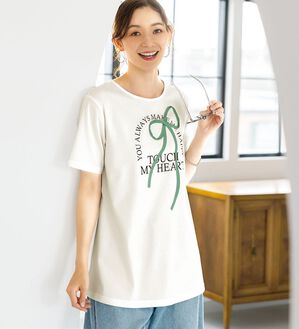 BELLUNA（ベルーナ）の「一枚で着映えるデコラＴ（Tシャツ）」｜詳細画像