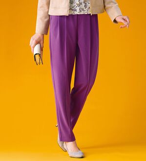 ルフラン（ルフラン）の「優しい肌心地！ラク美タックパンツ（フルレングスパンツ）」｜詳細画像