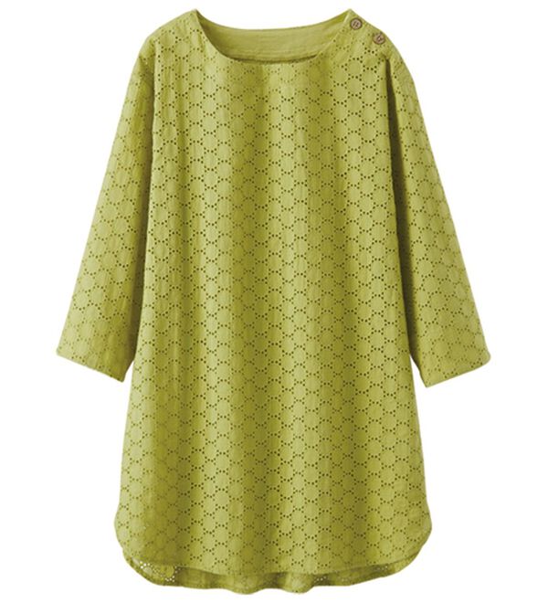 BELLUNA（ベルーナ）の「綿１００％サークルレース素材チュニック（チュニック）」｜詳細画像