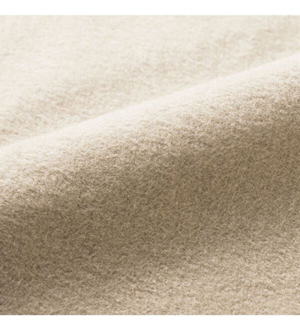 VINNO（ヴィノ）の「カットメルトンワイドストレートパンツ（フルレングスパンツ）」｜詳細画像