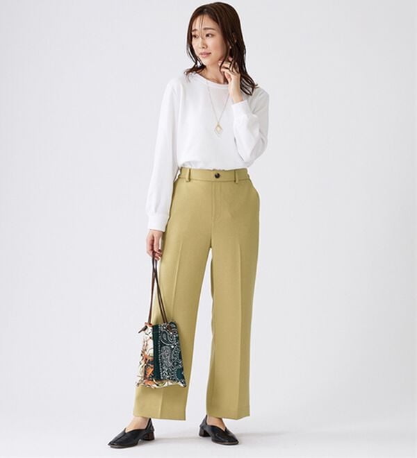 BELLUNA（ベルーナ）の「【Ｗｏｏｌｉｓｈ】美脚ワイドパンツ（ワイドパンツ・ガウチョ）」｜詳細画像