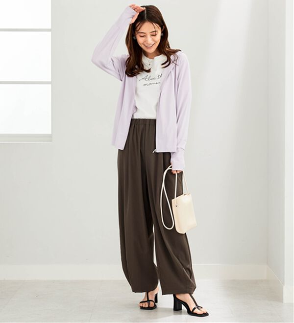 BELLUNA（ベルーナ）の「ヒンヤリ＆ＵＶ対策軽量パーカー（その他ジャケット）」｜詳細画像