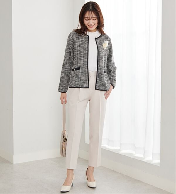 BELLUNA（ベルーナ）の「＜Ｃ／Ｓ＞ツイード調ジャケット（その他ジャケット）」｜詳細画像