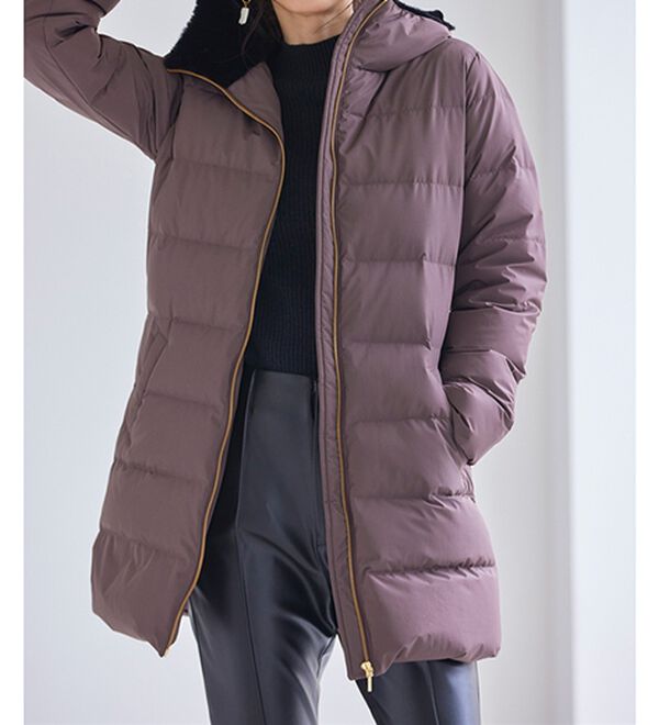 RANAN（ラナン）の「暖かファーフード使いすっきりダウンコート（ダウンコート・ジャケット・ベスト）」｜詳細画像