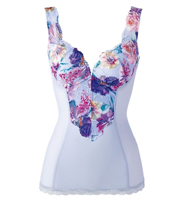 YU'NOW（ユナウ）の「バストメイクも叶える美ボディシェイパー（ボディスーツ・シェイパー）」｜ブルー