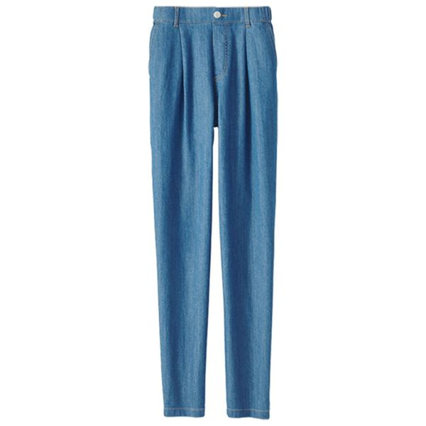 BELLUNA（ベルーナ）の「さらさら翡翠デニムパンツ（フルレングスパンツ）」｜詳細画像