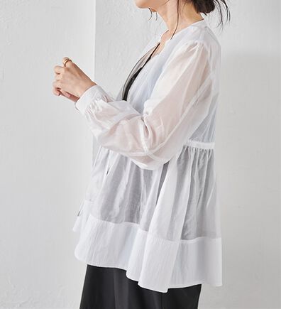 RANAN（ラナン）の「シアー切替ブルゾン（ブルゾン）」