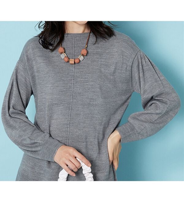 BELLUNA（ベルーナ）の「ふんわりカシミヤタッチニットプルオーバー（ニット・セーター）」｜詳細画像