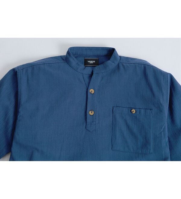 「ざっくり木綿のゆったりリラックスシャツ（メンズシャツ）」｜詳細画像