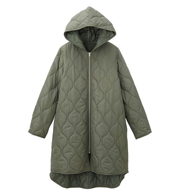 美品✨️pas de calais ヘリンボーン 中綿キルティング ロングコート 3wayキルティングロングコート - ベルーナ【公式】