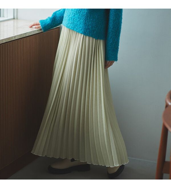 RANAN（ラナン）の「シャイニープリーツスカート（ロングスカート）」｜詳細画像
