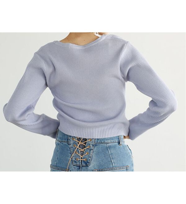 GeeRA（ジーラ）の「もちっと柔らかニットカーディガン＆キャミＳＥＴ（アンサンブル）」｜詳細画像