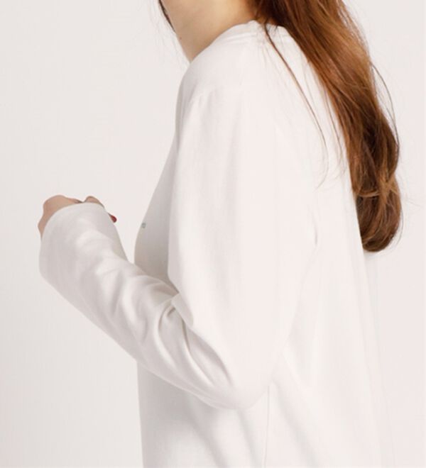 BELLUNA（ベルーナ）の「綿１００％ロゴデザインプルオーバー（カットソー）」｜詳細画像