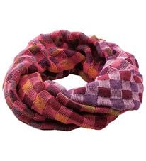 BELLUNA（ベルーナ）の「コットンリネン入り格子柄スヌード（ストール・スカーフ・マフラー）」