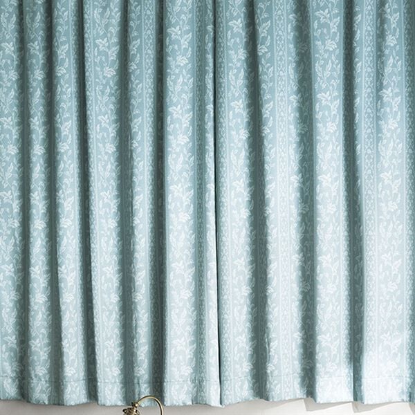「まるで魔法瓶！アルミ裏地付２層構造カーテンセット（ドレープカーテン）」｜ブルーグレー