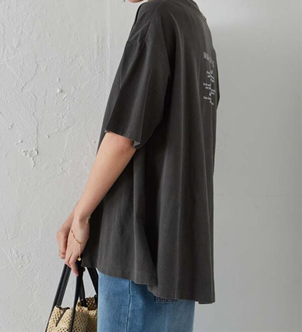 RANAN（ラナン）の「ヴィンテージライクロゴTシャツ（カットソー）」｜詳細画像