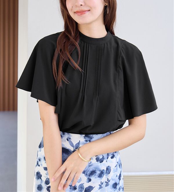 alotta（アロッタ）の「ピンタックフレアー袖ブラウス（ブラウス）」｜詳細画像