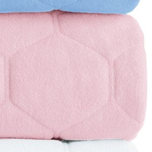 「パッドがいらない綿パイル一体型ボックスシーツ（ボックスシーツ・ベッドシーツ）」｜ピンク