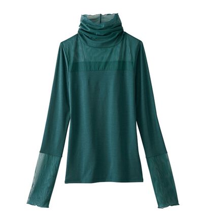 YU'NOW（ユナウ）の「【吸湿発熱】【抗菌防臭】ハイネックシアーインナー（肌着・インナーウェア）」