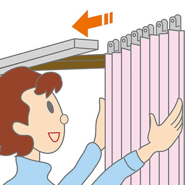 iellio（イエリオ）の「素敵に間仕切りパネルドア（のれん・間仕切り・カフェカーテン）」｜詳細画像