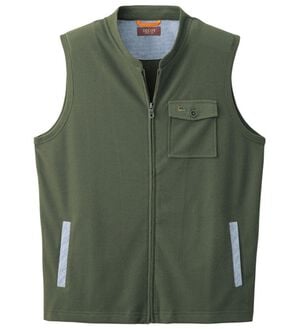 「＜デコイ＞サッと羽織れるスタイリッシュベスト（メンズベスト）」｜カーキ