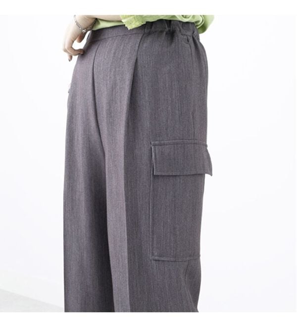 BELLUNA（ベルーナ）の「きれい見え素材ベイカーパンツ（フルレングスパンツ）」｜詳細画像