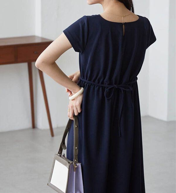 RANAN（ラナン）の「上品見えバックギャザーワンピース（その他ワンピース）」｜詳細画像