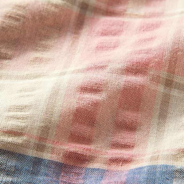 LAVIENNE（ラヴィエンヌ）の「【３色組】サッカー素材の涼やかチェックエプロン（エプロン）」｜詳細画像