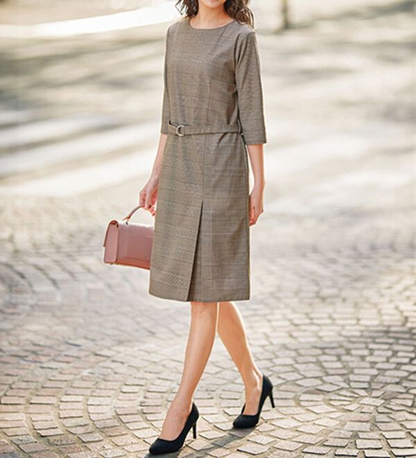 GeeRA（ジーラ）の「洗える！ストレッチカセットスーツ（その他ワンピース）」｜詳細画像