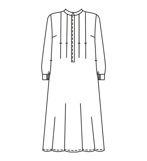 RANAN（ラナン）の「洗える！バックプリーツワンピース（ブラックフォーマル（喪服・礼服））」｜詳細画像