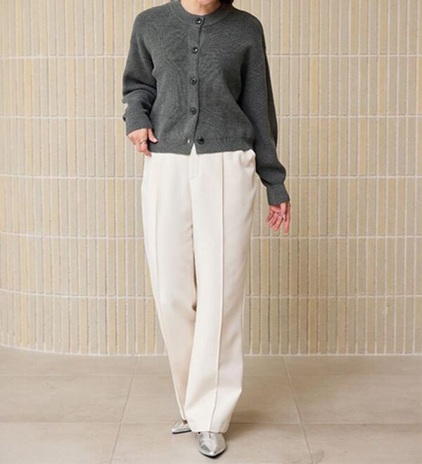 RANAN（ラナン）の「畦ニットカーデ&times;ベロアキャミワンピ（ロングワンピース）」｜詳細画像