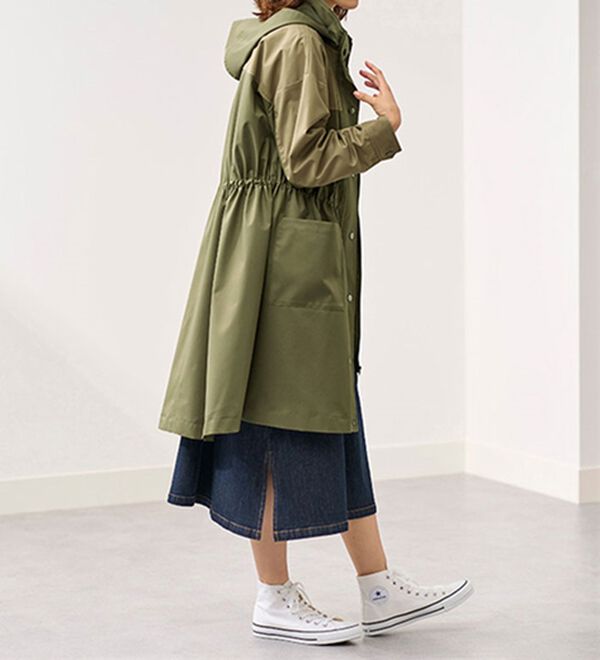 BELLUNA（ベルーナ）の「春に嬉しい機能付ロングマウンテンパーカー（ハーフコート）」｜詳細画像