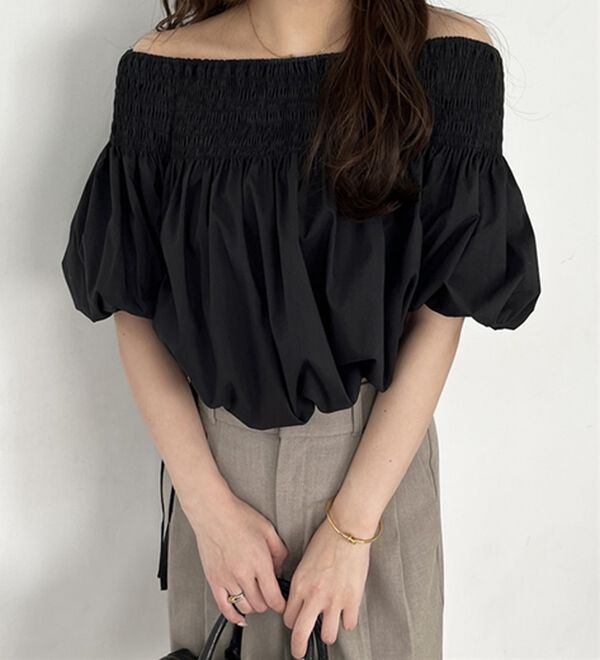 GeeRA（ジーラ）の「ドロストオフショルブラウス（ブラウス）」｜詳細画像