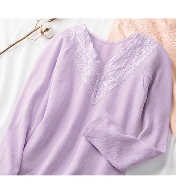 「【５色組】汗取りラグランインナー８分袖（肌着・インナーウェア）」｜詳細画像