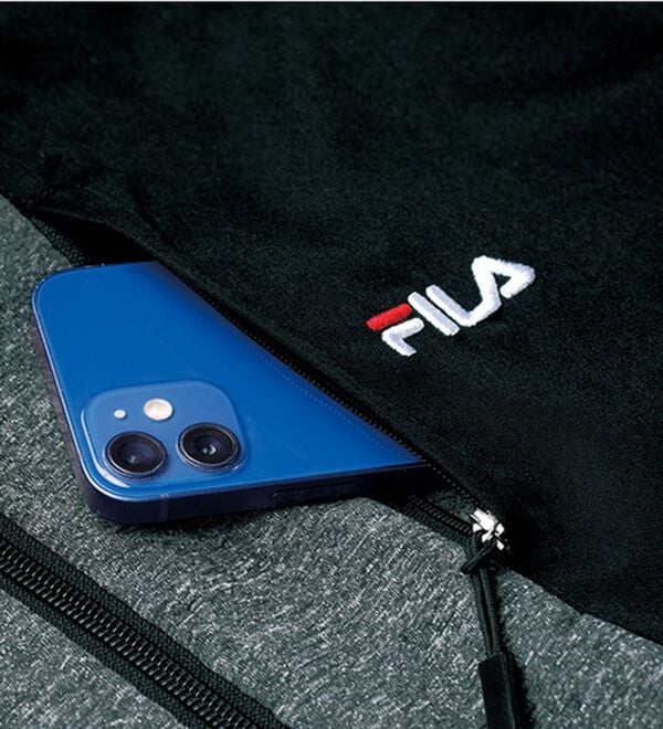 「＜フィラ＞裏ブロックフリース杢調アクティブスーツ（メンズスポーツウェア（トップス））」｜詳細画像