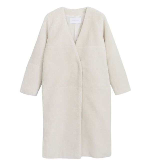 ノーカラーボアコート - ベルーナ【公式】