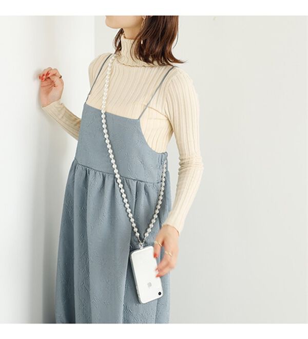 GeeRA（ジーラ）の「ふくれジャカードキャミワンピース（その他ワンピース）」｜詳細画像