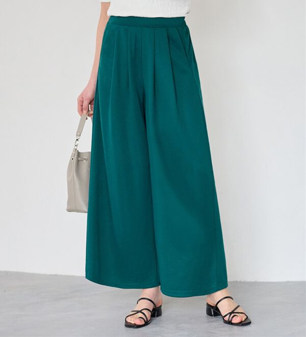 Viola e Viola（ヴィオラ エ ヴィオラ）の「楽ちんきれい美脚ワイドパンツ（ワイドパンツ・ガウチョ）」｜詳細画像