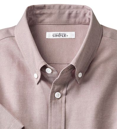 「シンプル＆プラス　お手入れ簡単オックスフォードシャツ（メンズシャツ）」