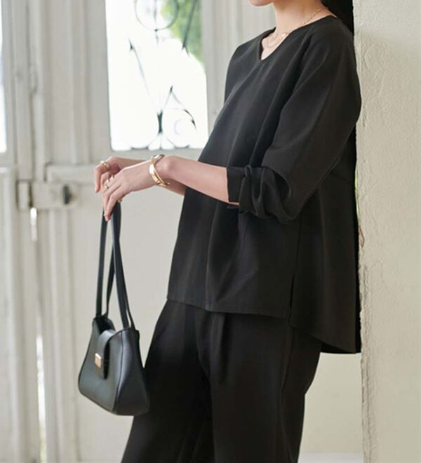 はなちゃん　ワンピース服パンツセット(158) 長袖フレアチュニックポンチワンピース [E2959]] - レディース