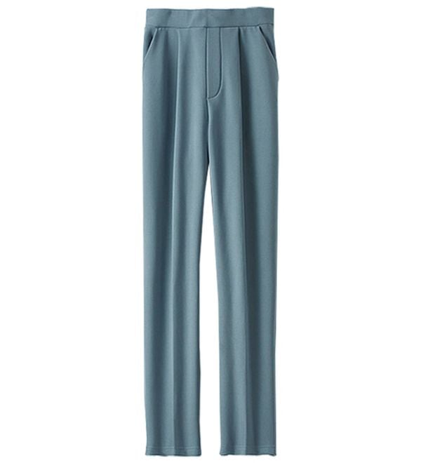 BELLUNA（ベルーナ）の「裏起毛ジョーゼット素材テーパードパンツ（テーパードパンツ）」｜詳細画像